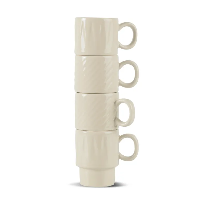 Coffee & More espresso cup 4-pack - Beige - Sagaform