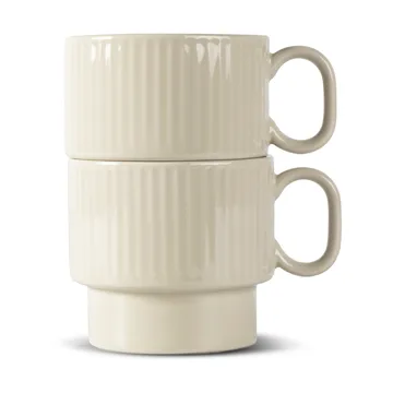 Coffee & More tea mug 2-pack - Beige - Sagaform