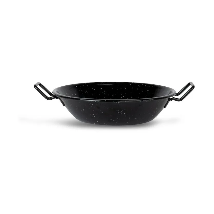 Doris enamelled wok small Ø23.5 cm, Black Sagaform