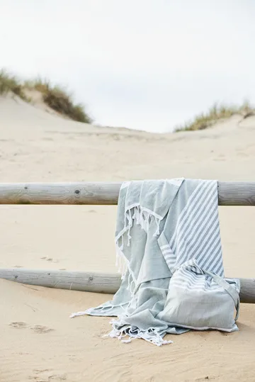 Ella Hamam bath towel 145x250 cm - Green - Sagaform