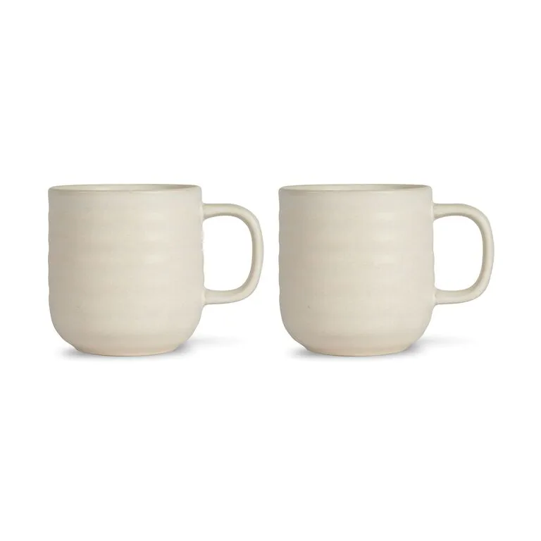 Ellen mug 37 cl 2-pack, Off white Sagaform