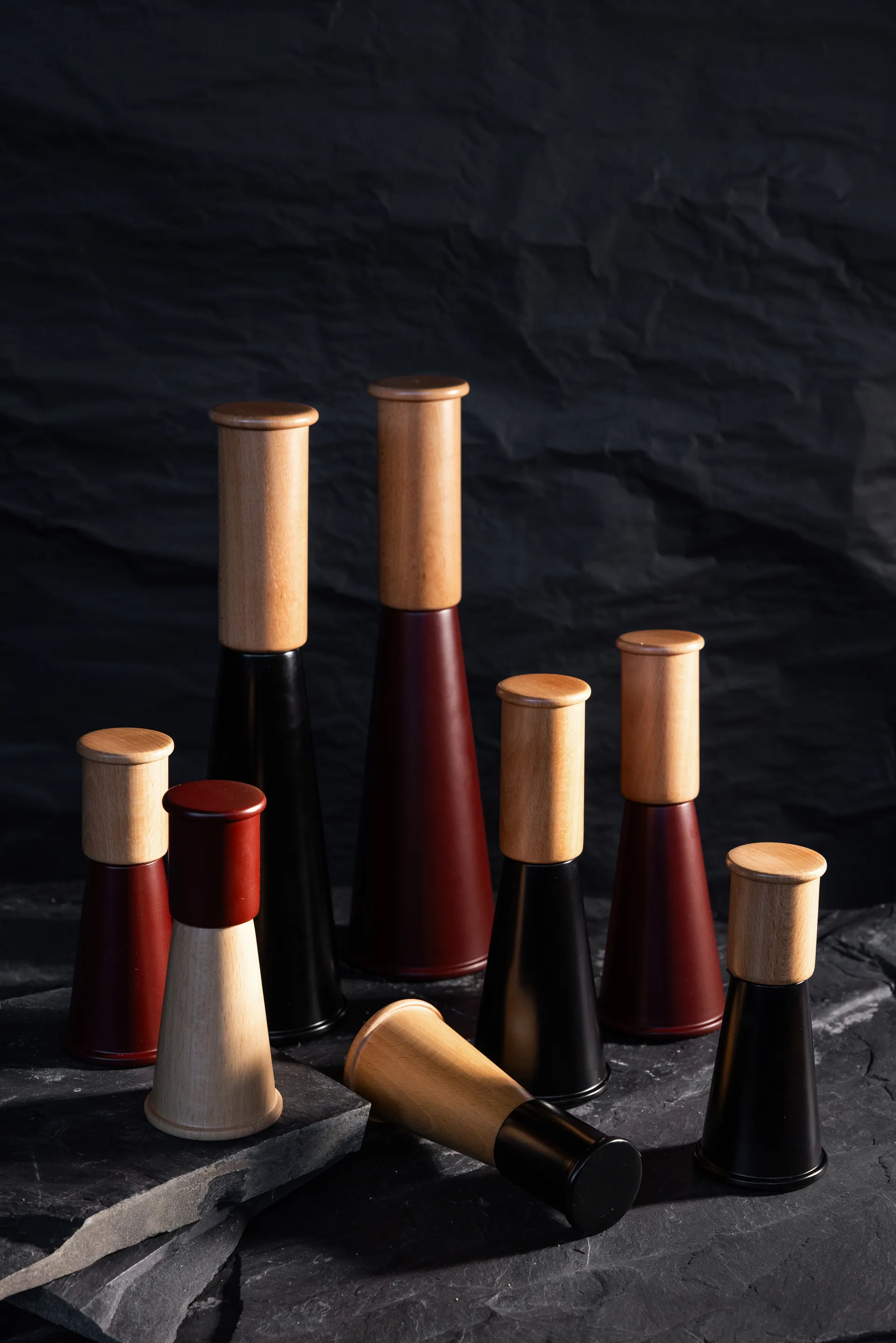 Gurken salt and pepper grinder medium 20.5 cm, Red-brown Sagaform