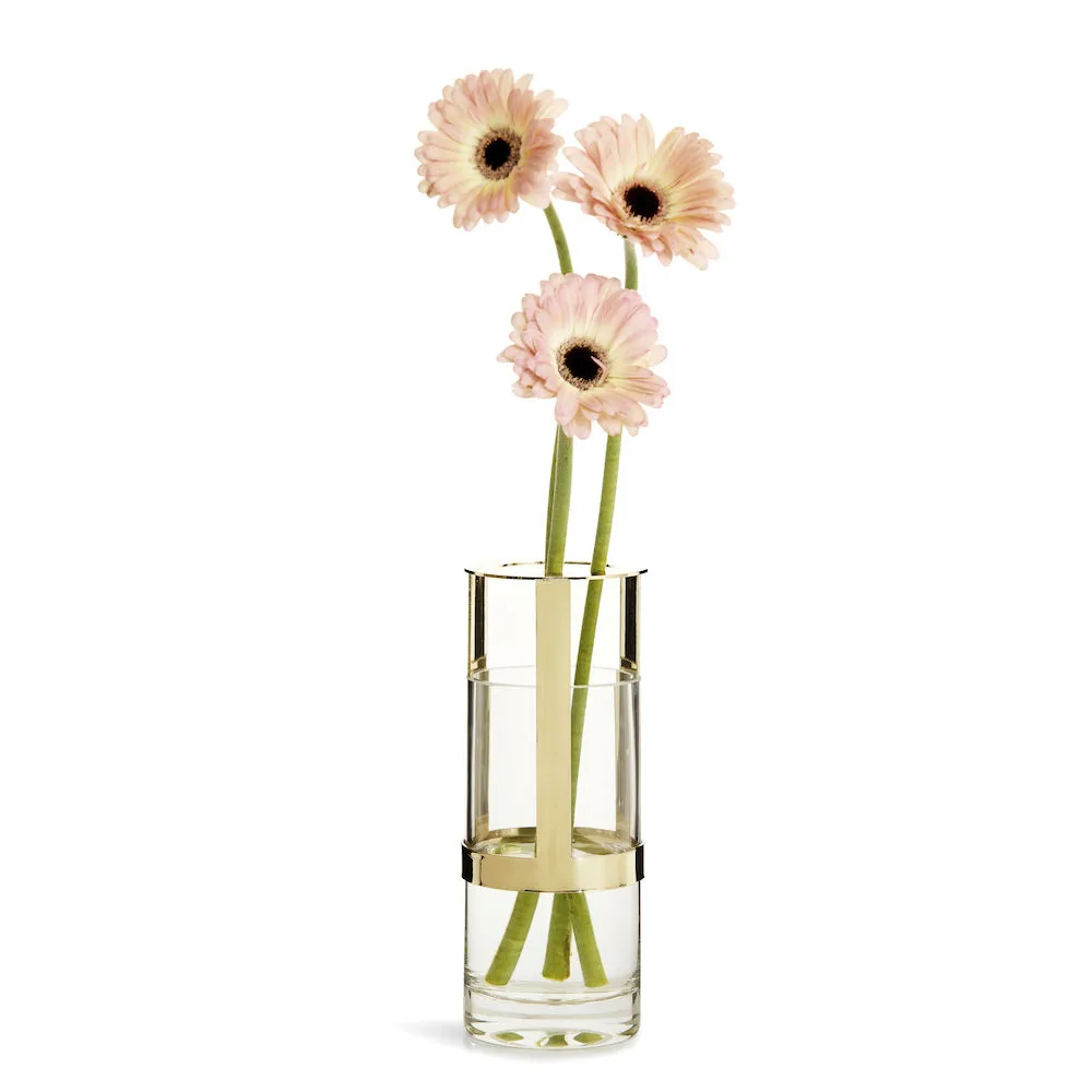 Hold vase small, Gold Sagaform