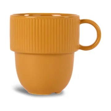 Inka cup with handle 27 cl - Yellow - Sagaform