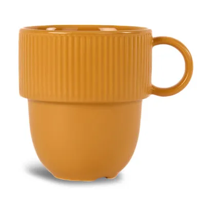 Inka cup with handle 27 cl - Yellow - Sagaform