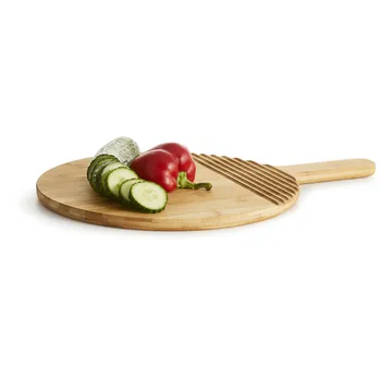 Nature round cutting board bamboo with handle - Ø30 cm - Sagaform