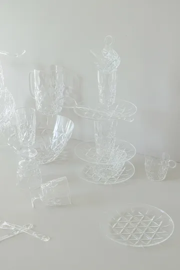 Picknick coffee cup 4-pack - Clear - Sagaform