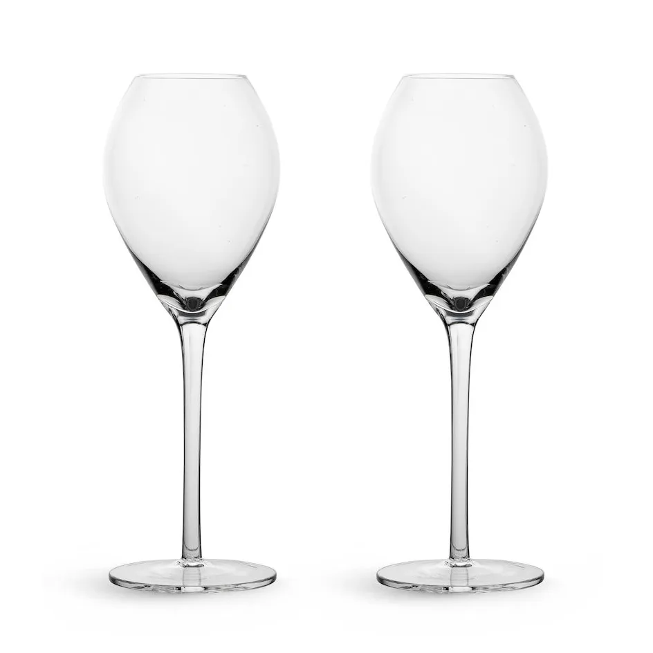 Saga champagne glass 2-pack, Clear Sagaform