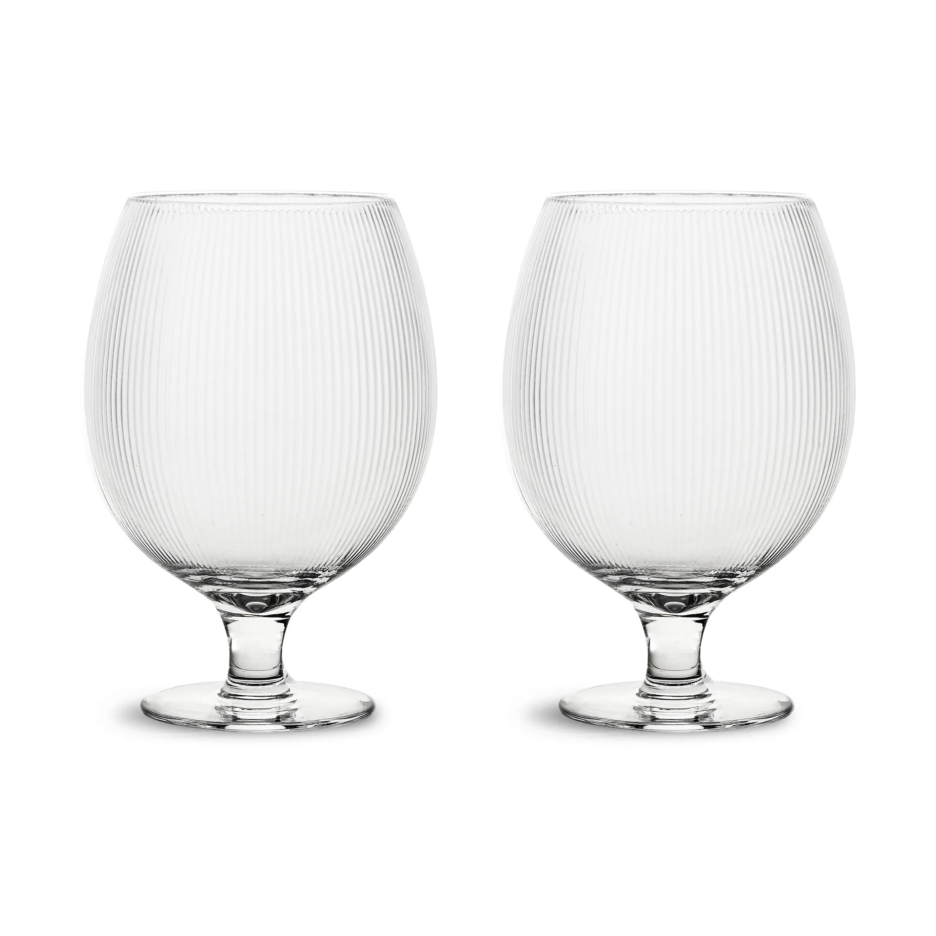 Sagaform Blanka beer glass 50 cl 2-pack, Clear Sagaform