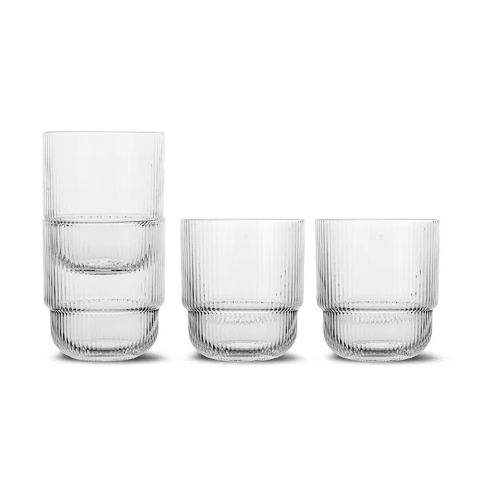 Sagaform clear water glasses 4-pack - Clear - Sagaform