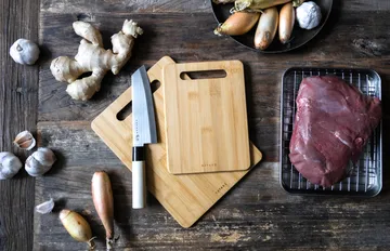 Satake cutting board - Bamboo, 2 pieces - Satake
