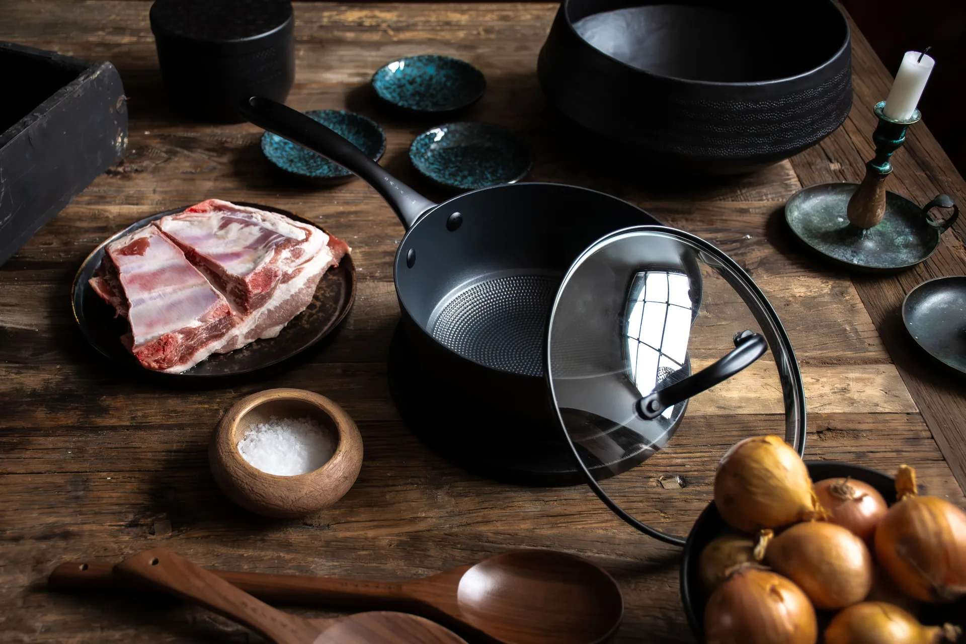 Satake saucepan sauté lightweight cast iron, 20 cm Satake