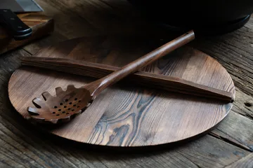 Satake spaghetti ladle 33.5 cm - Walnut - Satake