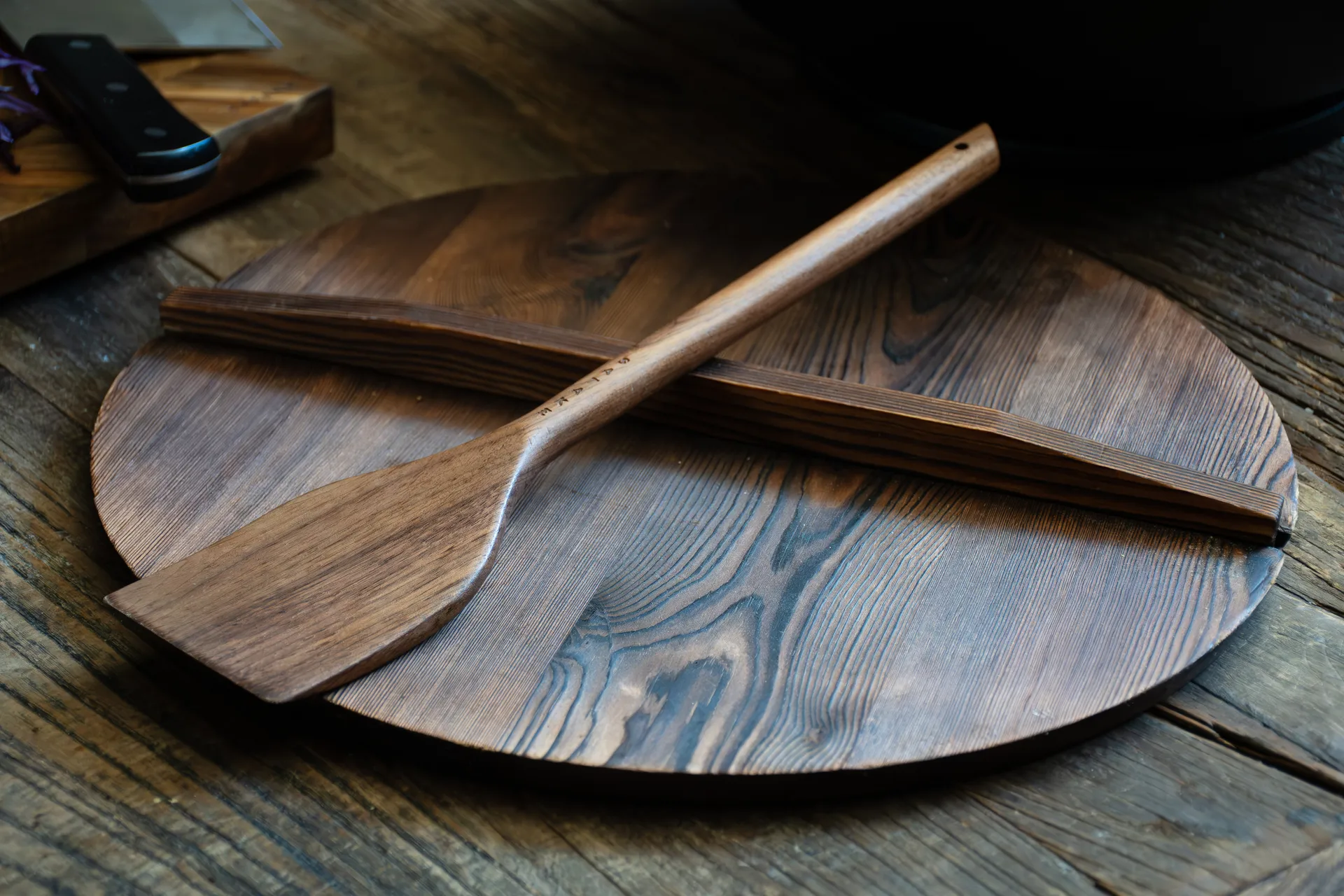 Satake spatula 33.5 cm, Walnut Satake