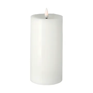 Bright Melt block candle 17,5 cm - White - Scandi Essentials