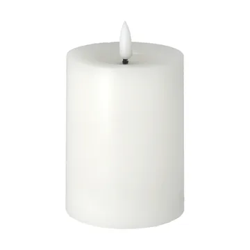 Bright Melt block candle LED 12,5 cm - White - Scandi Essentials