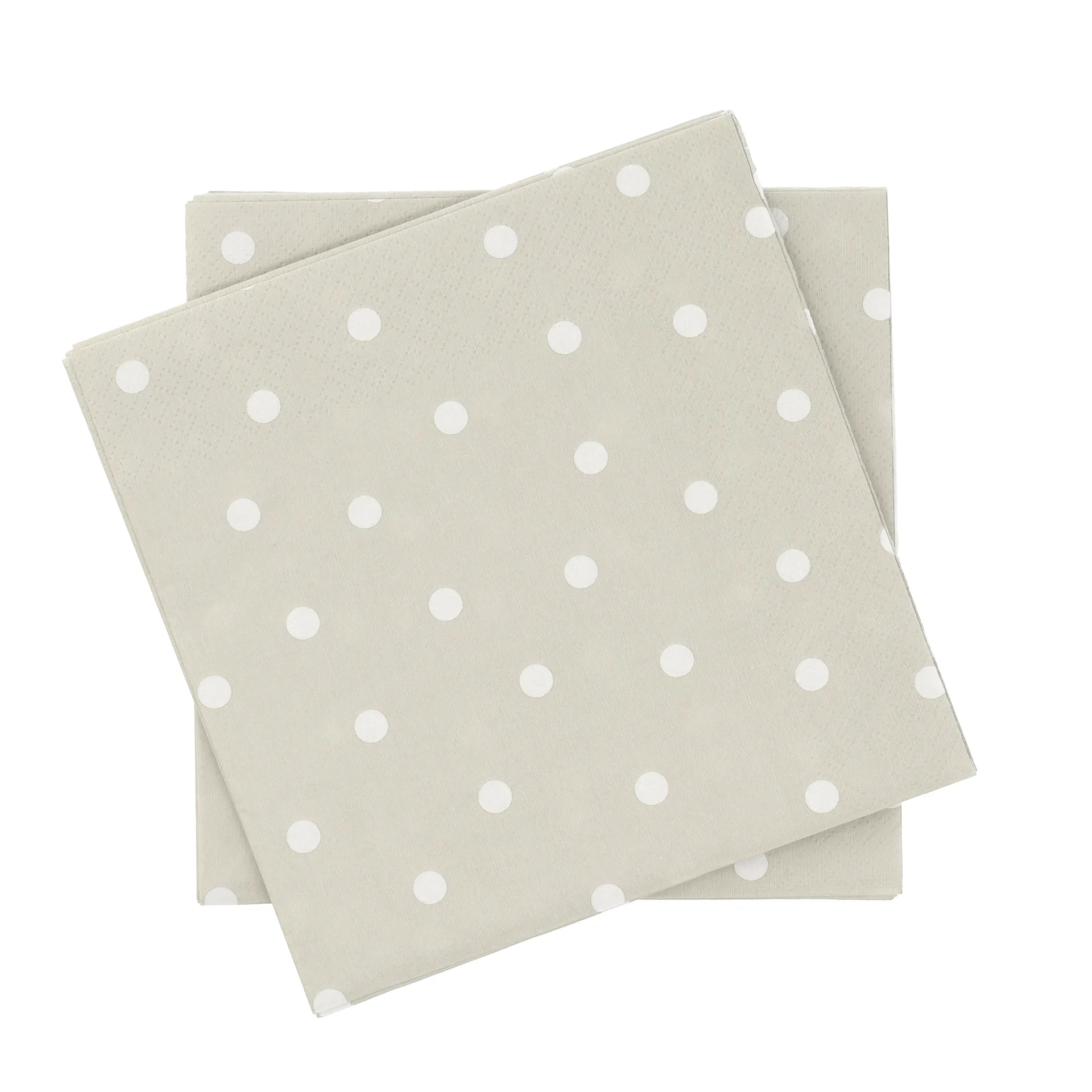 Fine dots paper napkin, White-beige, 20-pack, 33x33 cm Scandi Essentials