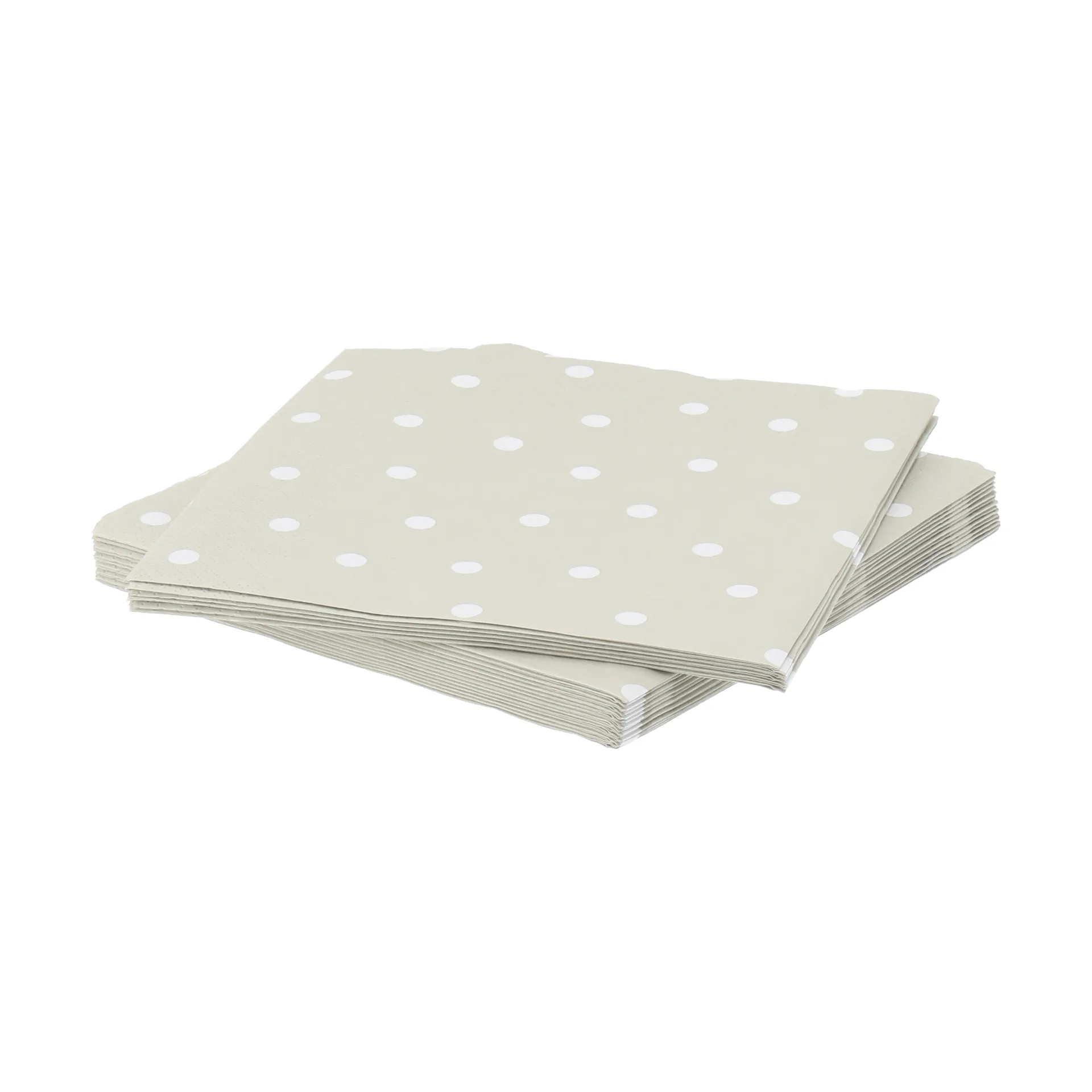 Fine dots paper napkin, White-beige, 20-pack, 33x33 cm Scandi Essentials