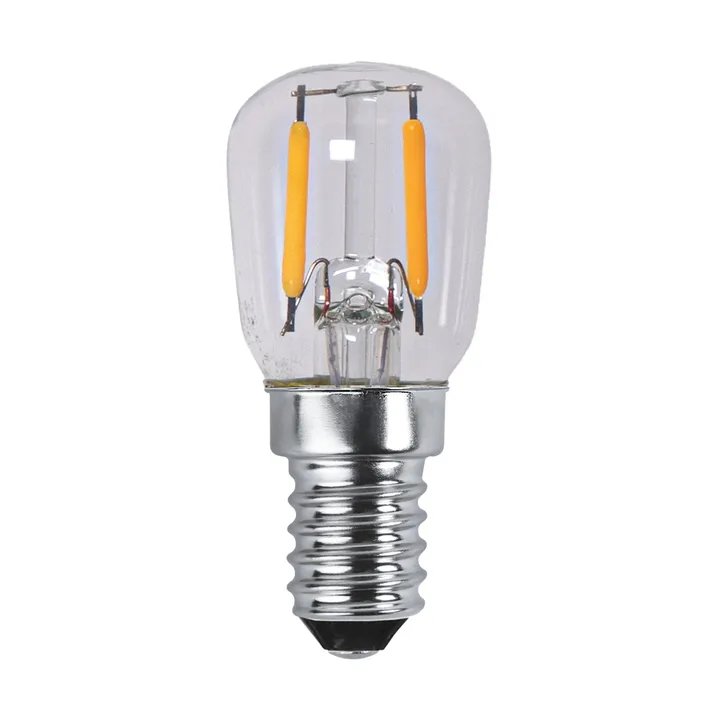 Lit dimmable light bulb E14 150lm filament - Clear, 3000K - Scandi Essentials