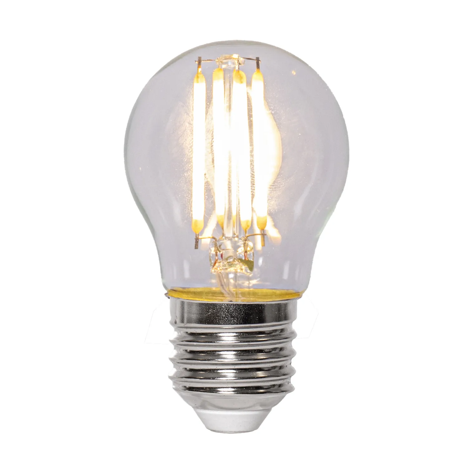 Lit dimmable light bulb E27 250lm filament, Clear, 3000K Scandi Essentials