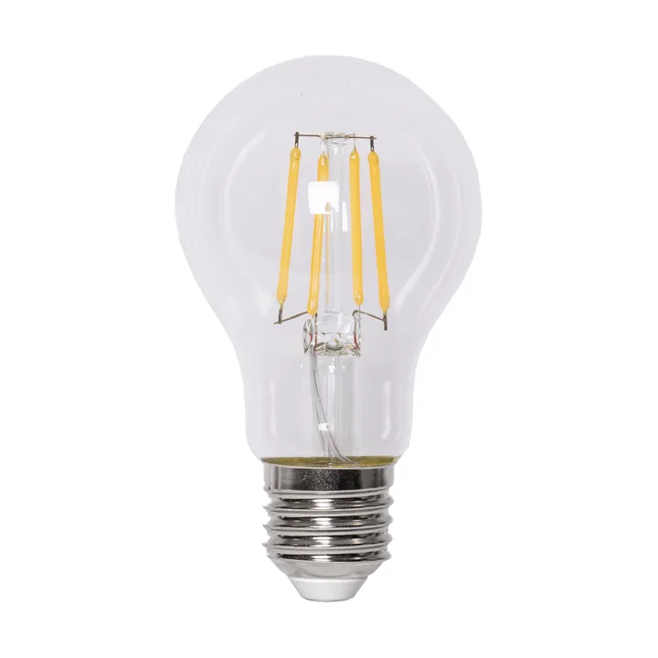 Lit dimmable light bulb E27 470lm - Clear, 2100K - Scandi Essentials