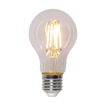Lit dimmable light bulb E27 470lm - Clear, 2100K - Scandi Essentials