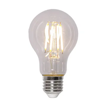 Lit dimmable light bulb E27 470lm - Clear, 3000K - Scandi Essentials