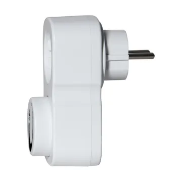 Lit plug-in dimmer Saco - White - Scandi Essentials
