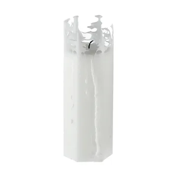Luminous Spider web block candle - Ø6x15 cm - Scandi Essentials
