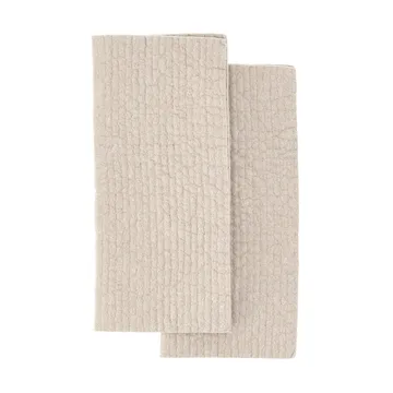 Rinse dishcloth - Beige, 2-pack - Scandi Essentials