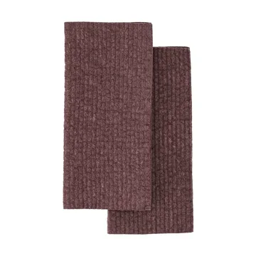 Rinse dishcloth - Burgundy, 2-pack - Scandi Essentials