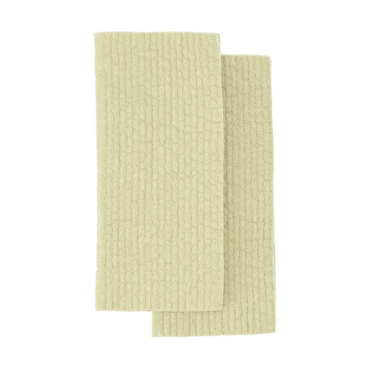 Rinse dishcloth - Sage green, 2-pack - Scandi Essentials