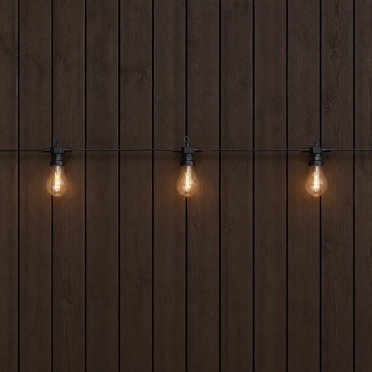 Wisp string light black, 855 cm, 20 lights Scandi Essentials