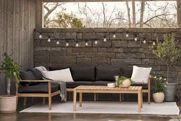 Wisp string light black - 855 cm, 20 lights - Scandi Essentials