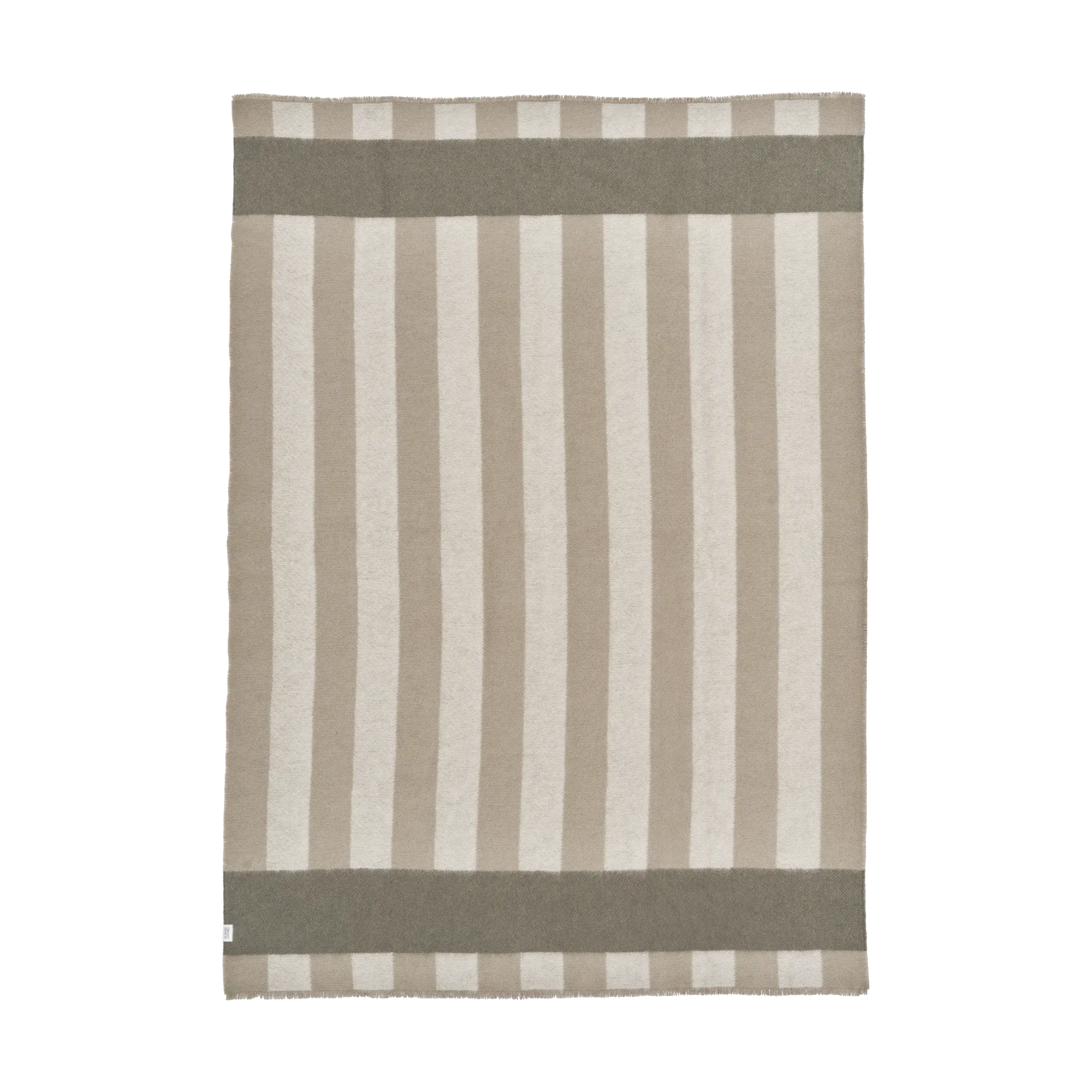 Aisles wool blanket 130x180 cm, Beige Scandi Living