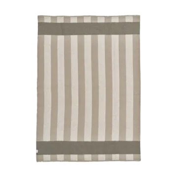 Aisles wool blanket 130x180 cm - Beige - Scandi Living
