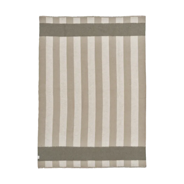 Aisles wool blanket 130x180 cm - Beige - Scandi Living