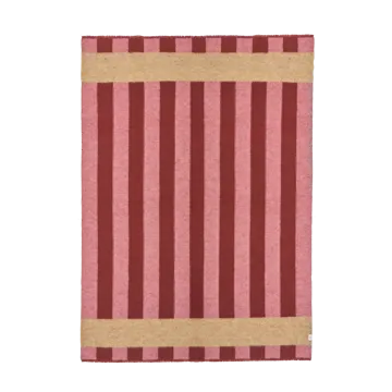 Aisles wool blanket 130x180 cm - Red - Scandi Living