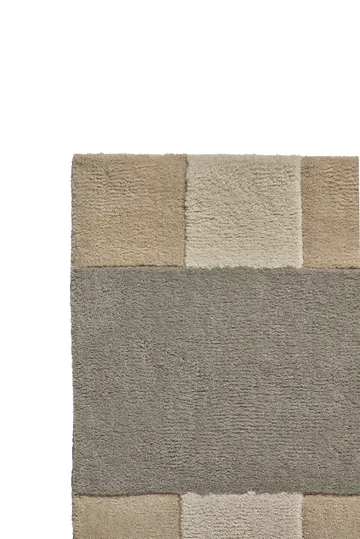 Aisles wool carpet - Beige, 170x240 cm - Scandi Living