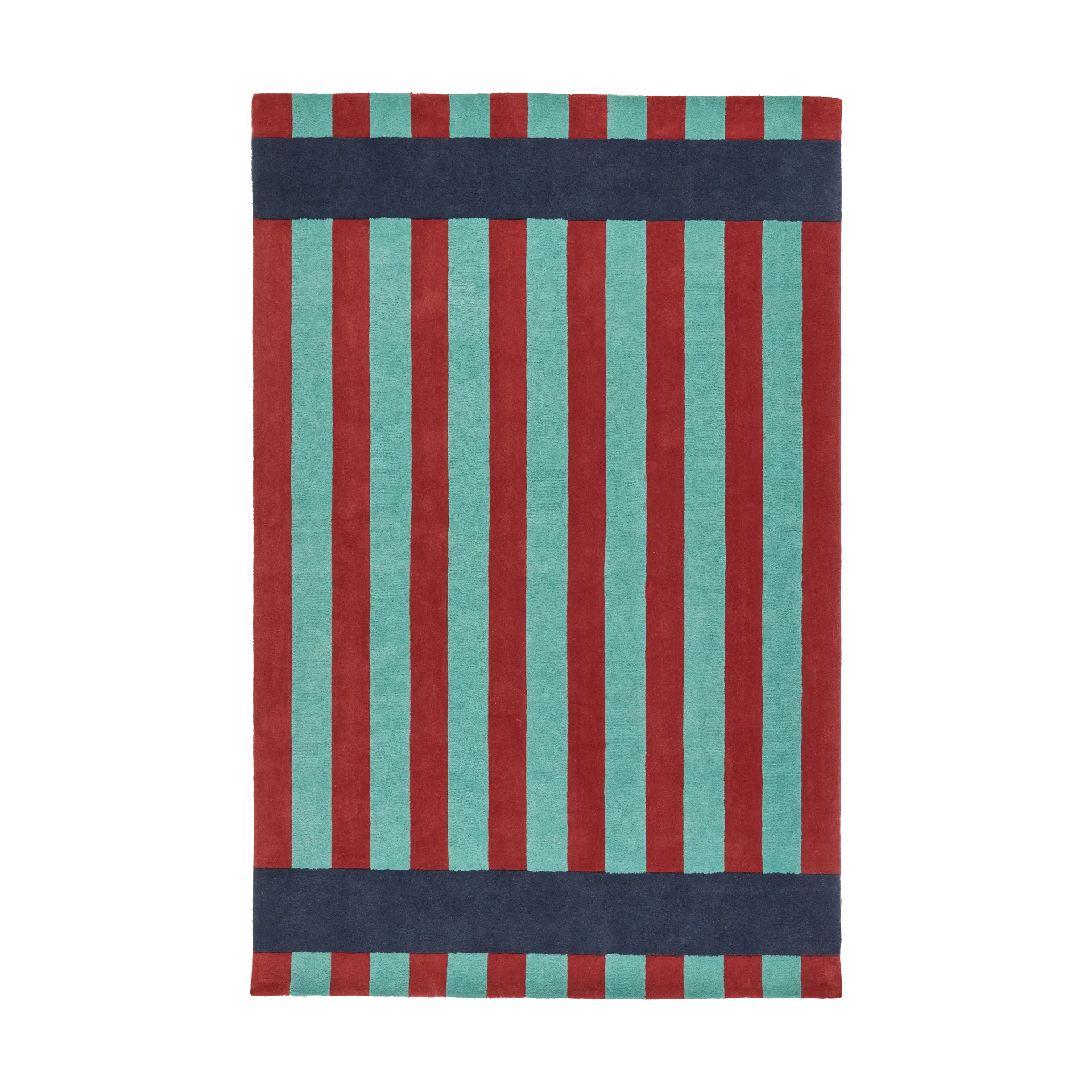 Aisles wool carpet, Green, 200x300 cm Scandi Living