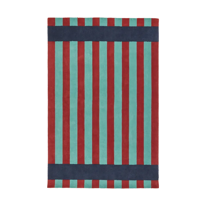 Aisles wool carpet - Green, 200x300 cm - Scandi Living