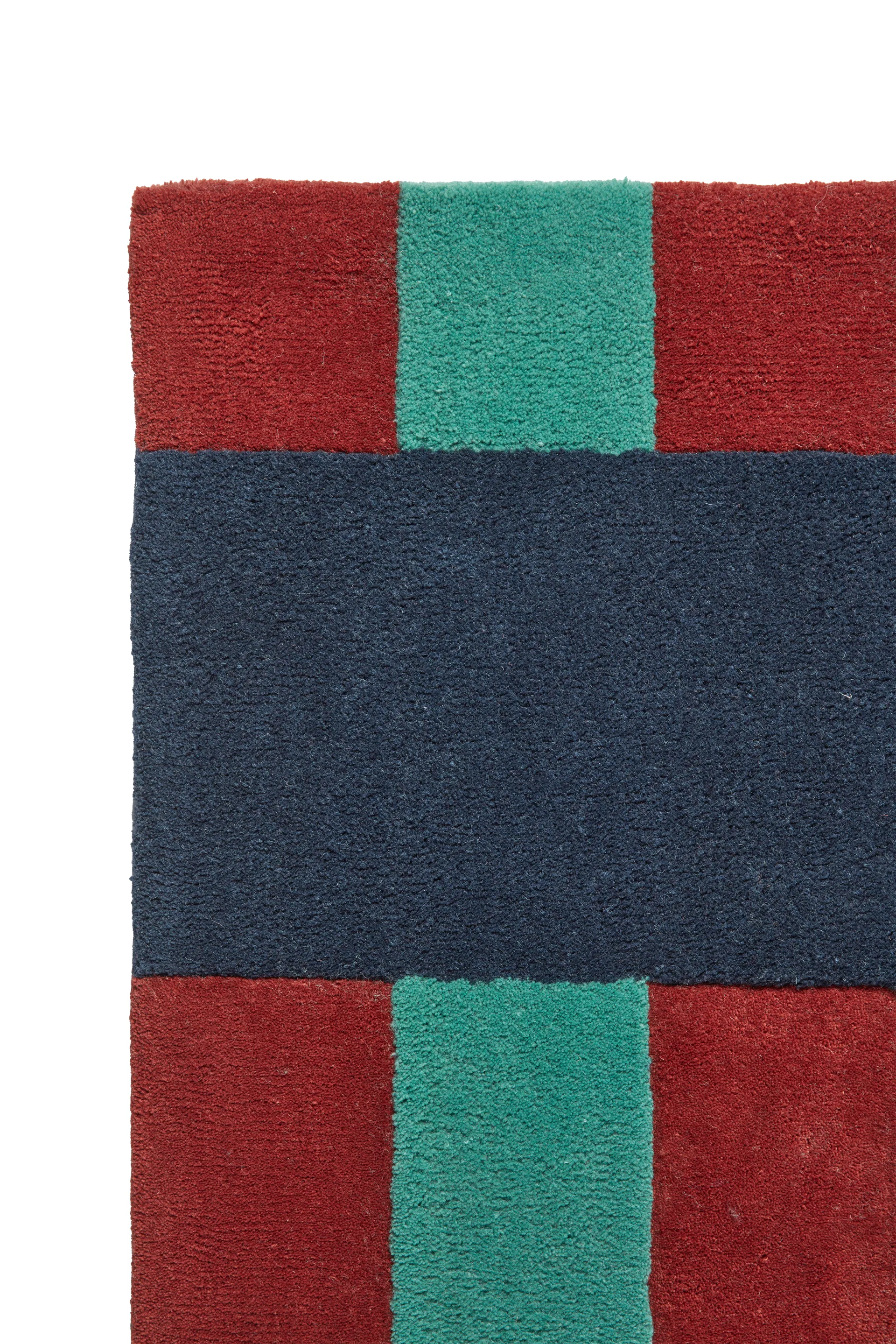 Aisles wool carpet, Green, 200x300 cm Scandi Living