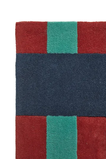 Aisles wool carpet - Green, 200x300 cm - Scandi Living