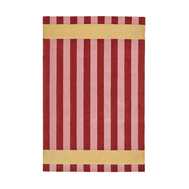 Aisles wool carpet - Red, 170x240 cm - Scandi Living