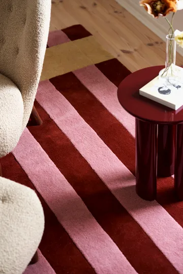 Aisles wool carpet - Red, 170x240 cm - Scandi Living