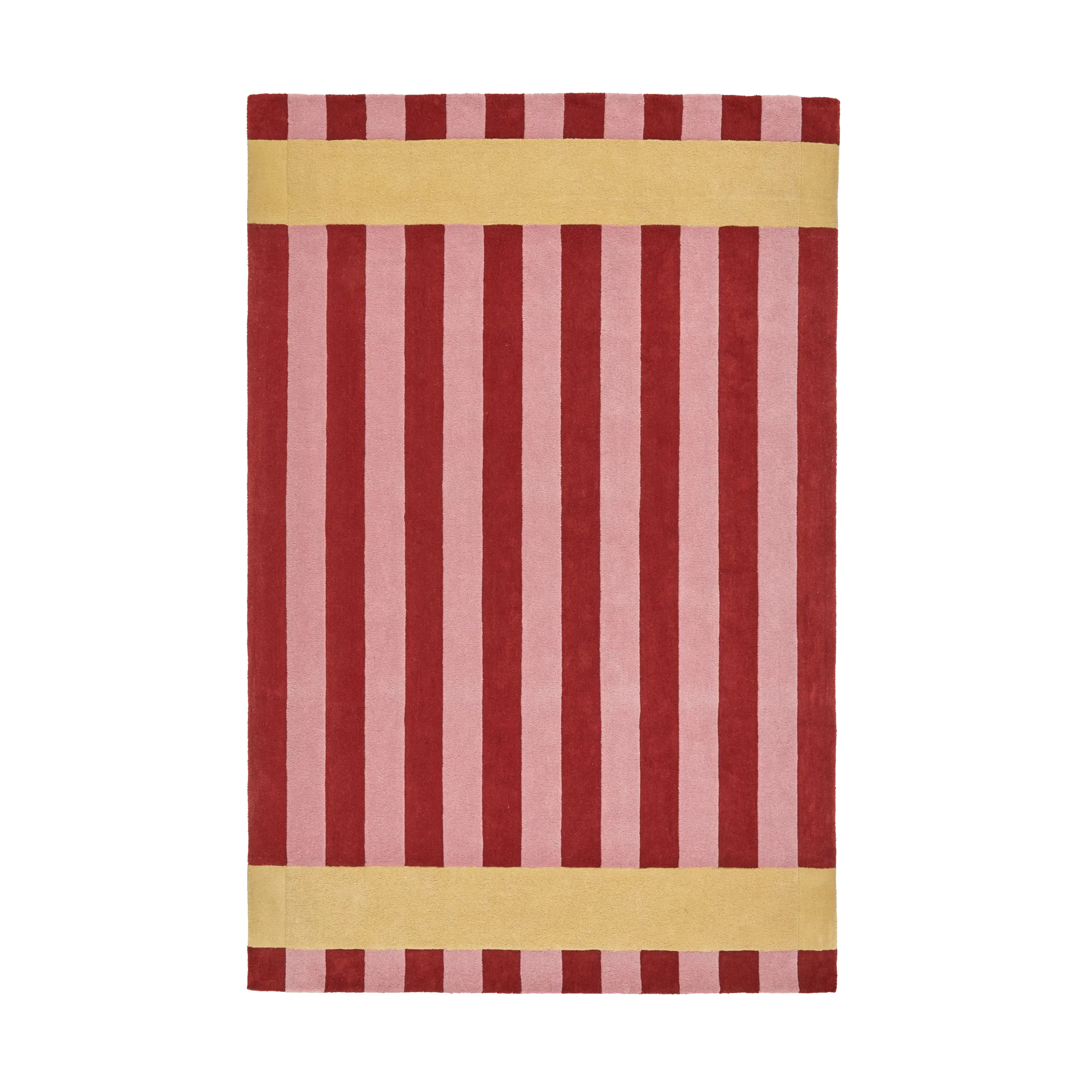 Aisles wool carpet, Red, 200x300 cm Scandi Living