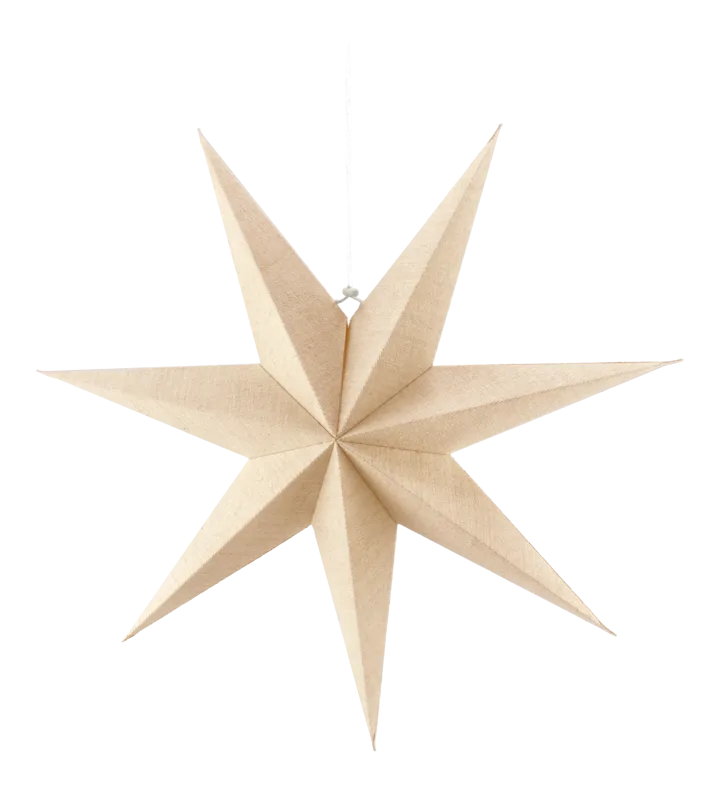 Bare advent star nature - 80 cm - Scandi Living