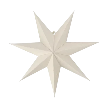 Bare advent star white - 45 cm - Scandi Living