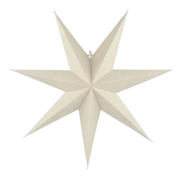 Bare advent star white - 60 cm - Scandi Living