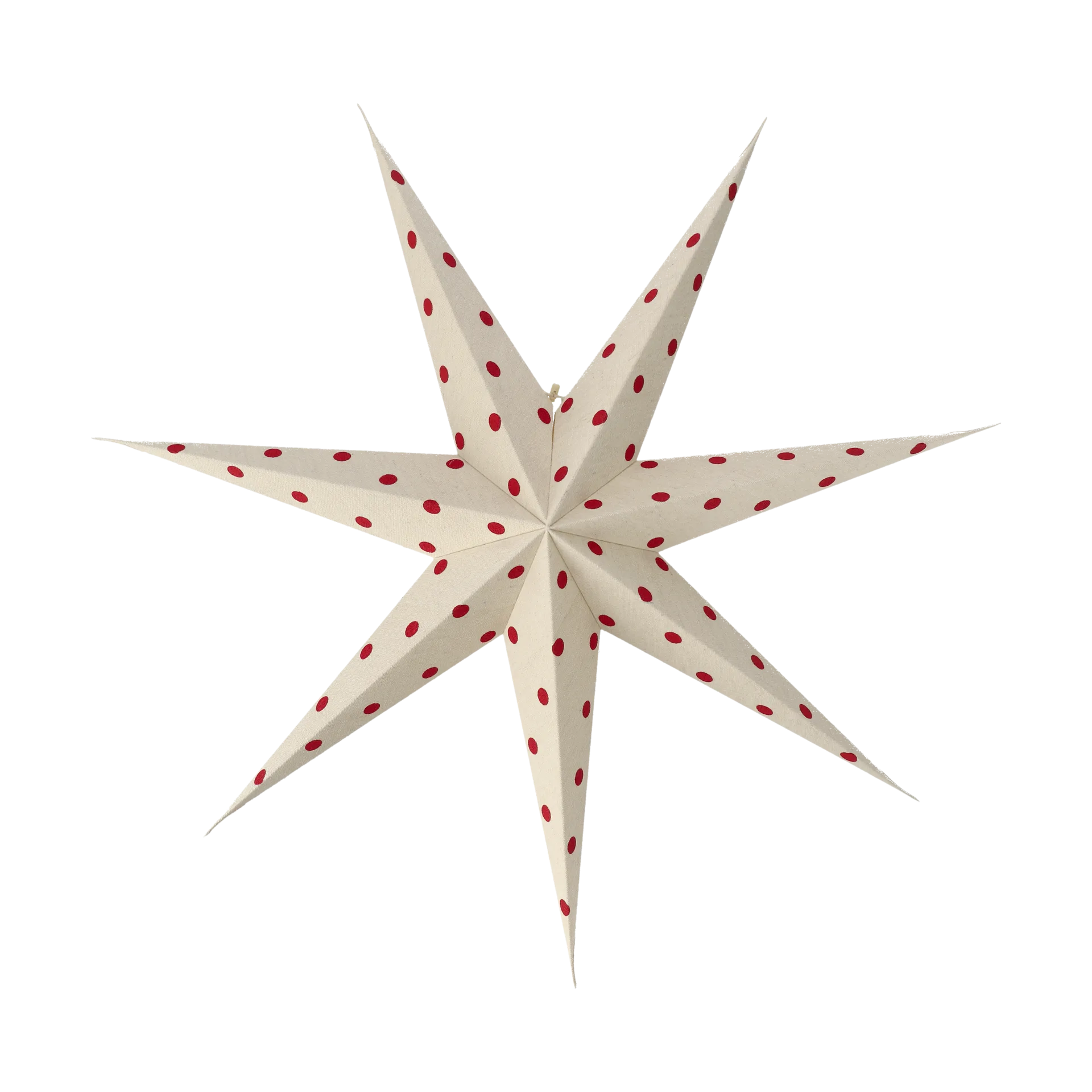 Bare advent star white-red dots, 80 cm Scandi Living